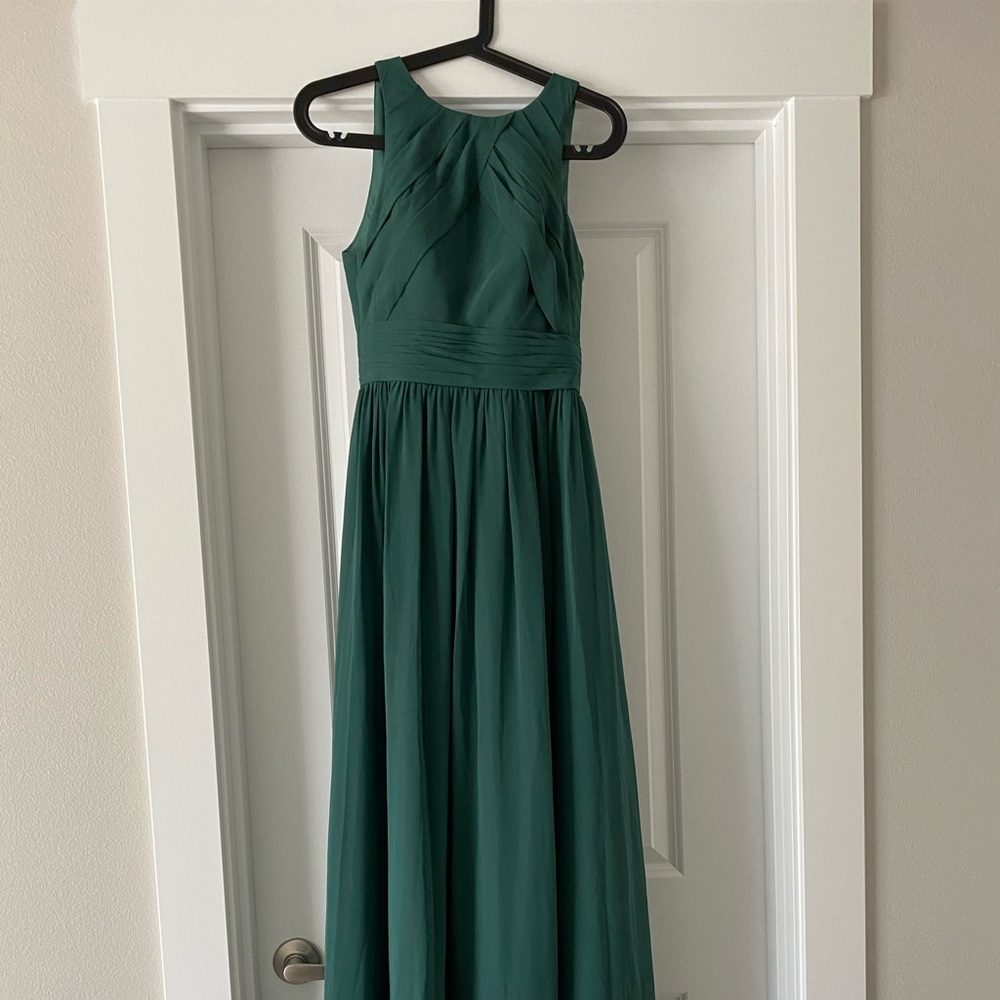 Deep green Bridemaid dress
